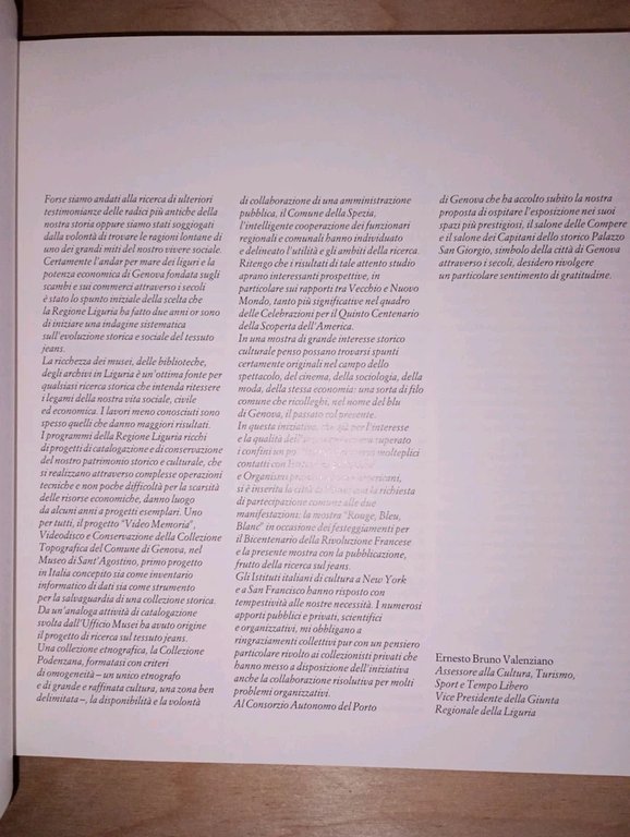 BLEU de NIMES, JEANS DENIM. IL BLU POPOLARE - mostra …