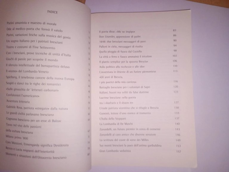 Brescia e Milano dal Settecento al Novecento