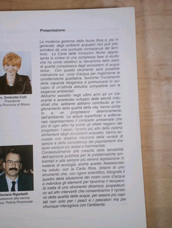 Carta delle vocazioni ittiche. CARATTERIZZAZIONE AMBIENTALE DEGLI ECOSISTEMI ACQUATICI | Immagine Gallery 4