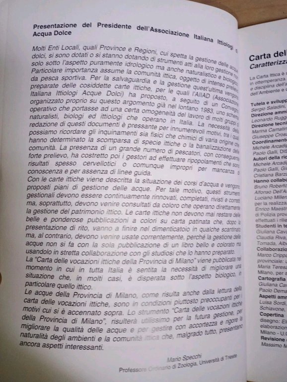 Carta delle vocazioni ittiche. CARATTERIZZAZIONE AMBIENTALE DEGLI ECOSISTEMI ACQUATICI | Immagine Gallery 5