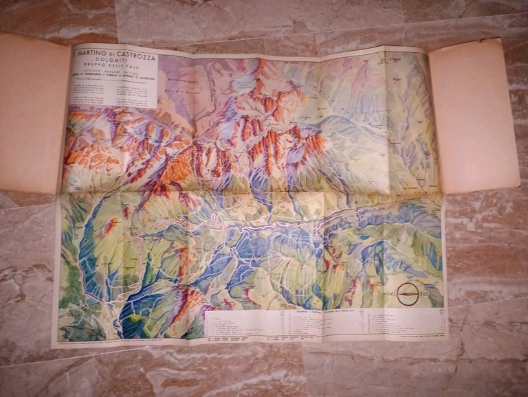 CARTA PLASTIGRAFICA DI S.MARTINO DI CASTROZZA E DINTORNI | Immagine Gallery 5