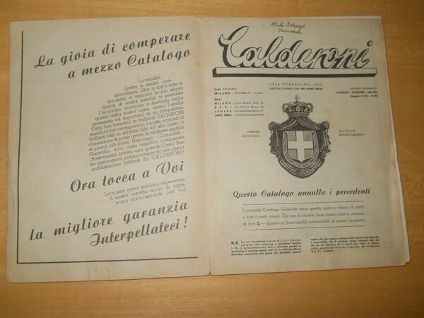 catalogo brillanti CALDERONI n. 23