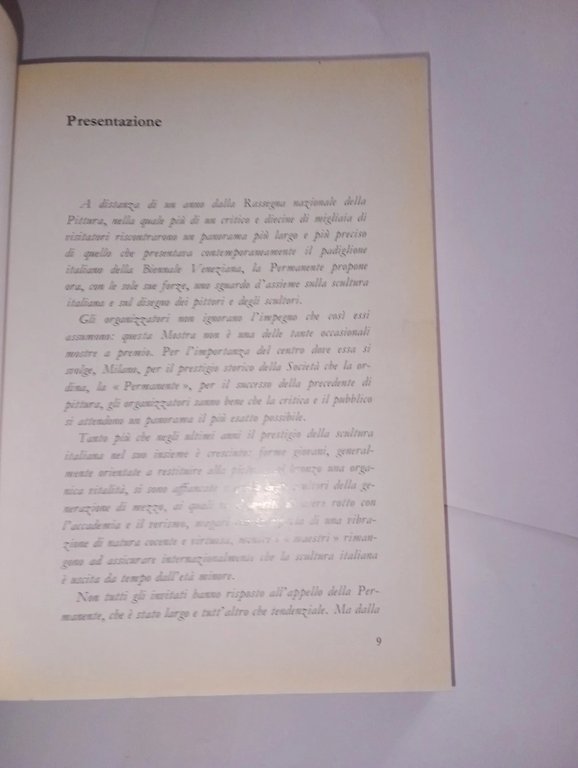 Catalogo scultura e disegno. Artisti Italiani Contemporanei - Palazzo della …