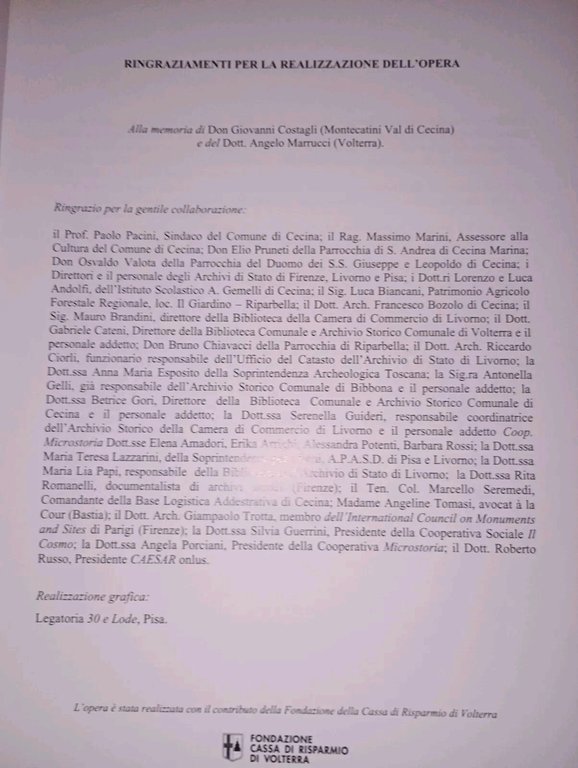 CECINA. il sogno perduto di una città sul mare