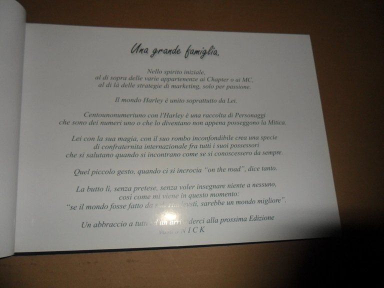 CENTOUNONUMERIUNO CON L'HARLEY - CAPITOLO N. 4