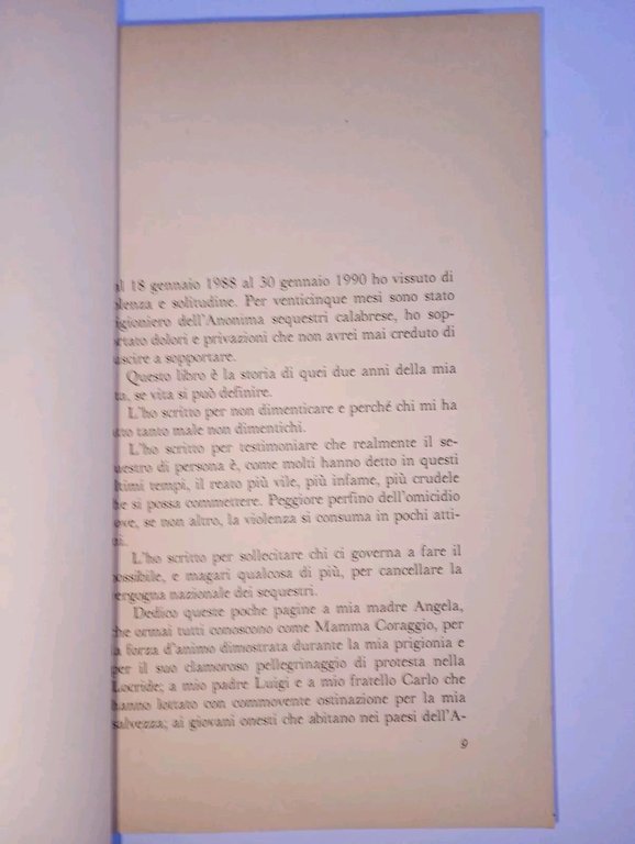 CESARE CASELLA, 743 giorni lontano da casa