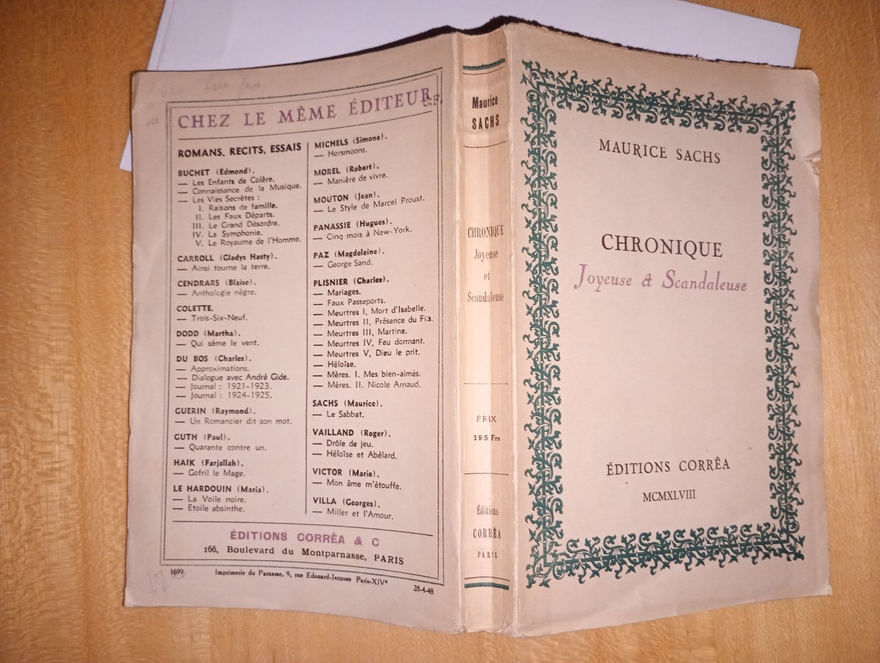 Chronique joyeuse et scandaleuse | Immagine principale