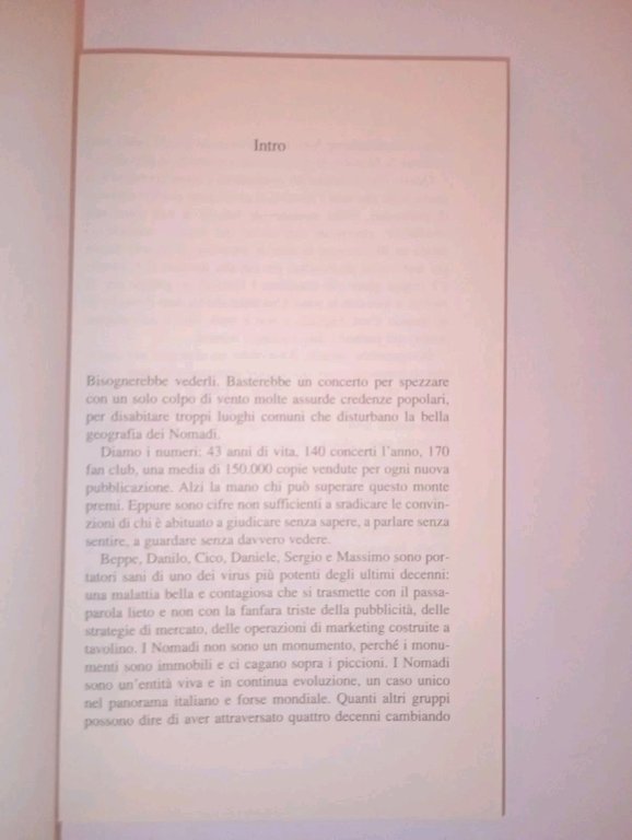 Conversazione con i Nomadi. dove si va