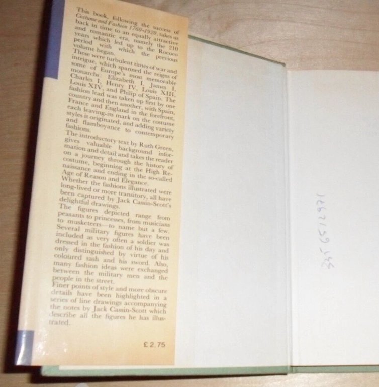 Costume and fashion in colour 1550-1760