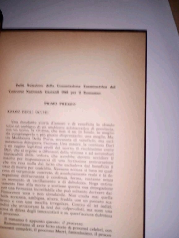 cronaca di un processo