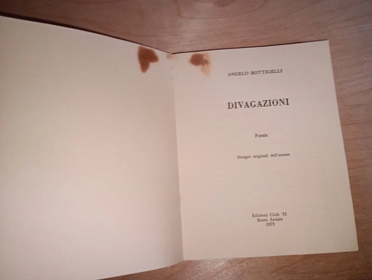 Divagazioni: poesie