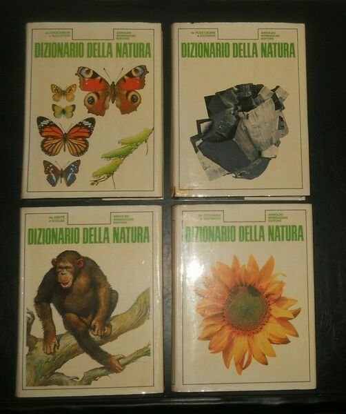 DIZIONARIO DELLA NATURA - 4 volumi