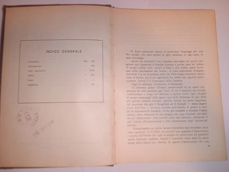 Dizionario tecnico di FONDERIA