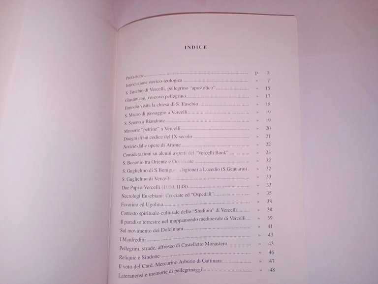 DOCUMENTI VERCELLESI COLLEGABILI AI TEMI DEL PELLEGRINAGGIO E DELLA PROCESSIONE