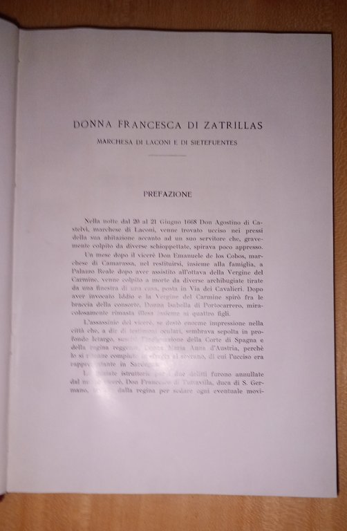 DONNA FRANCESCA DI ZATRILLAS. Marchesa di Laconi e di Sietefuentes | Immagine Gallery 3