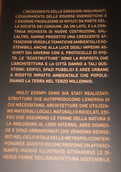 Ecostrutture. forme dell'architettura sostenibile