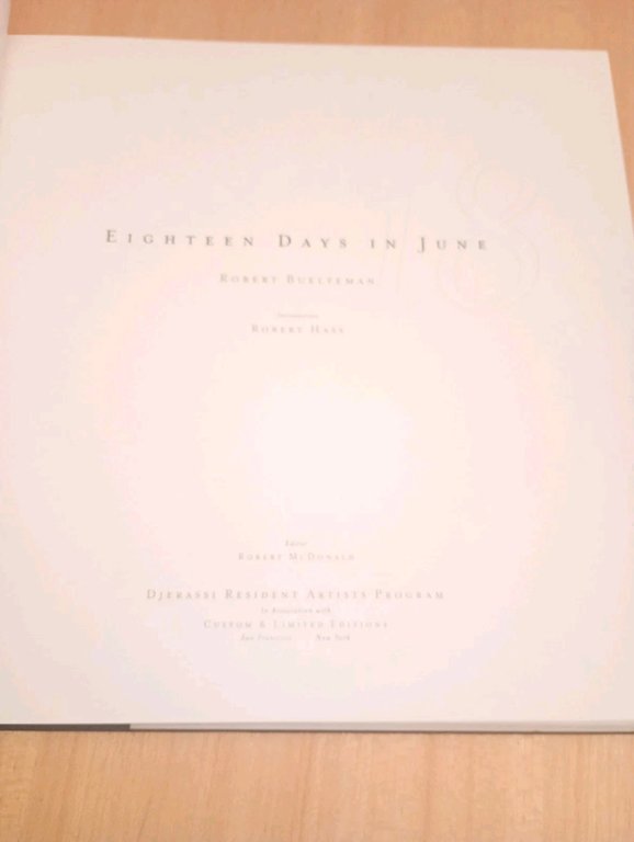 eighteen days in June