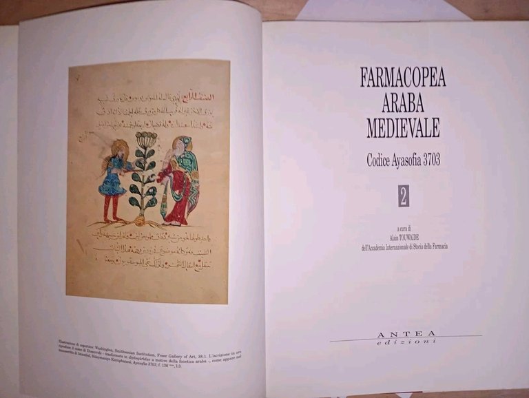 Farmacopea arba medievale. codice Ayasofia 3703