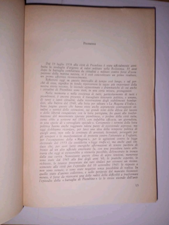 fascismo antifascismo resistenza in un città operaia (Piombino)