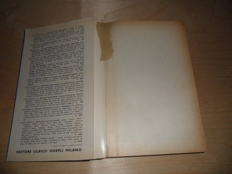 filettature e bulloneria