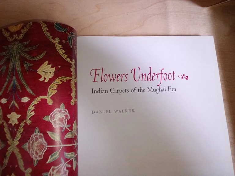 Flowers underfoot. INDIAN CARPETS of the Mughal era