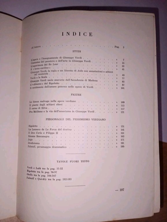 GALLERIA VERDIANA (studi e figure)