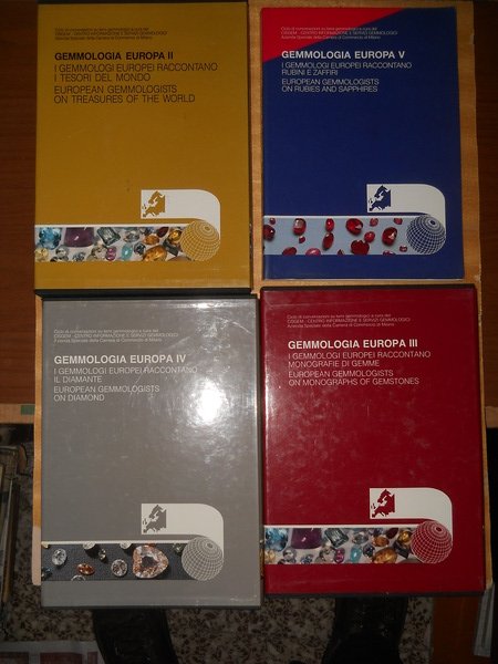 GEMMOLOGIA EUROPA - Cisgem, 1994 - lotto di 4 volumi