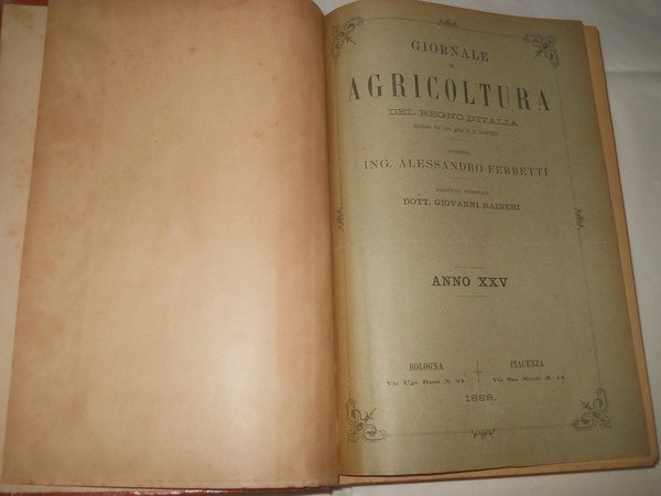 Giornale di Agricoltura Industria Commercio del regno d'Italia - 1888
