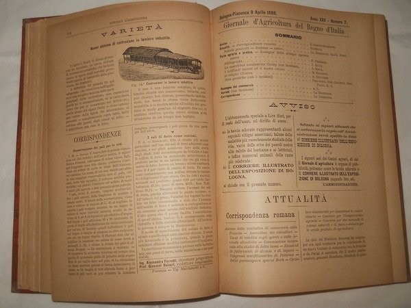 Giornale di Agricoltura Industria Commercio del regno d'Italia - 1888