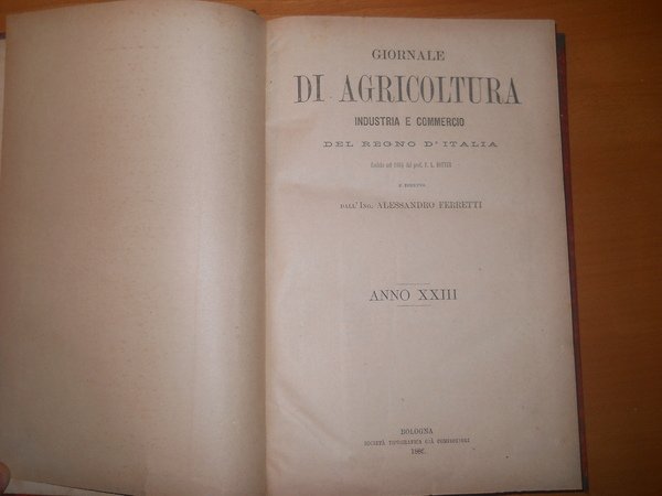 Giornale di Agricoltura Industria Commercio del regno d'Italia