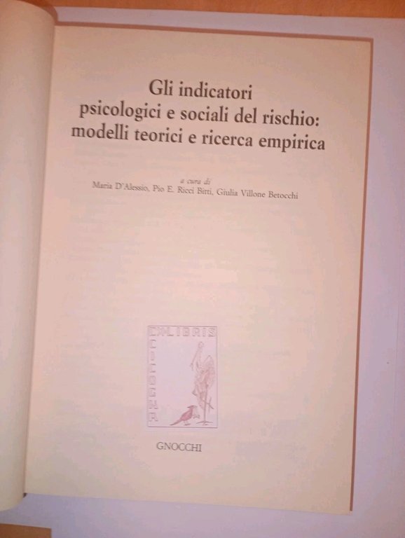gli indicatori psicologici e sociali del rischio. modelli teorici e … | Immagine Gallery 2