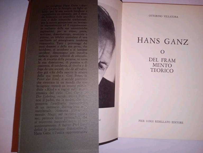 HANS GANZ o del frammento teorico