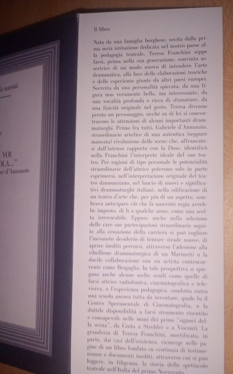 "Ho pensato a voi scrivendo Gigliola...". Teresa Franchini: un'attrice per … | Immagine Gallery 2