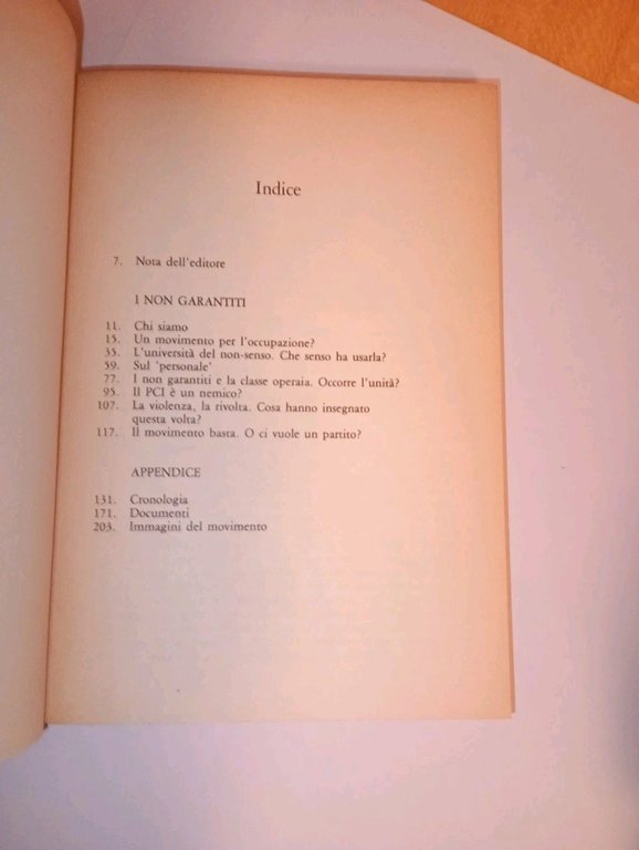 I non garantiti. il movimento del '77 nelle università. cinque …