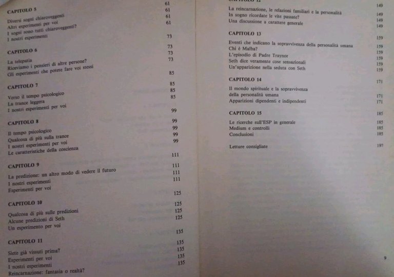 i poteri psichici secondo Seth