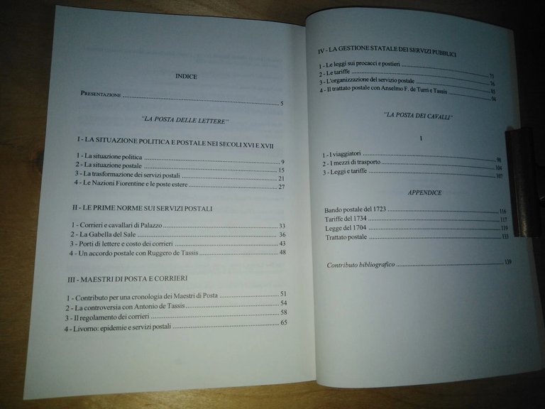 i servizi postali dei Medici dal 1500 al 1737