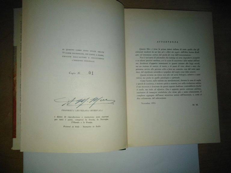 I sogni. scienza miti chimere (mille simboli interpretati)