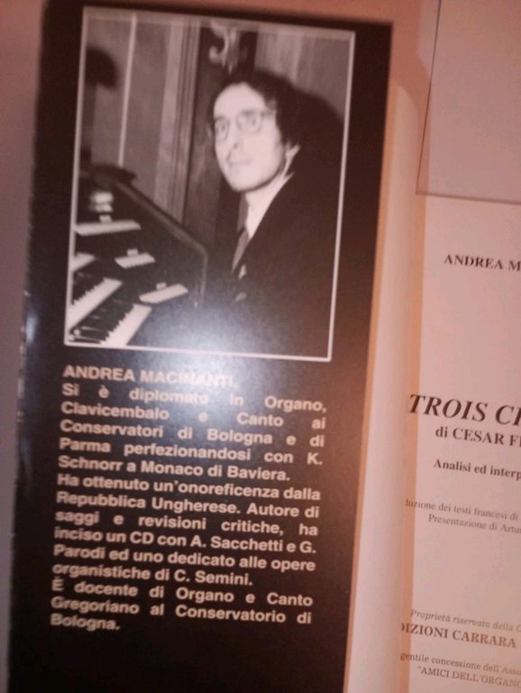 I trois chorals di Cesar Frank. analisi ed interpretazione