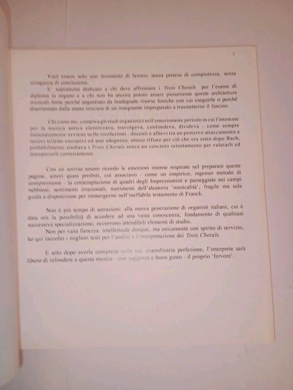 I trois chorals di Cesar Frank. analisi ed interpretazione