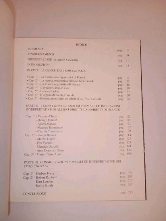 I trois chorals di Cesar Frank. analisi ed interpretazione