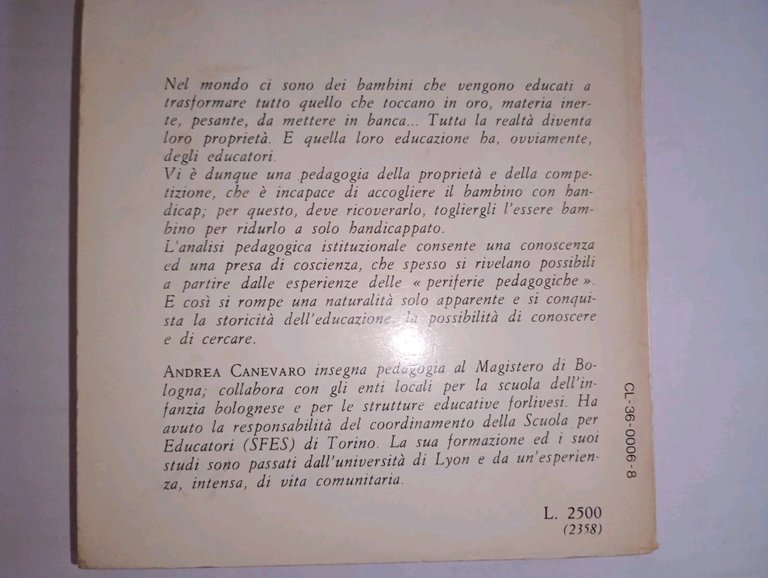 il bambino che non sarà padrone. il bambino con handicap …