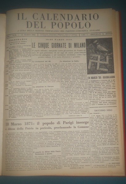 Il Calendario del Popolo 1945 - a cura della sezione …