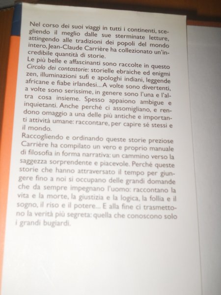 il circolo dei contastorie. storie, storielle e leggende filosofiche del …