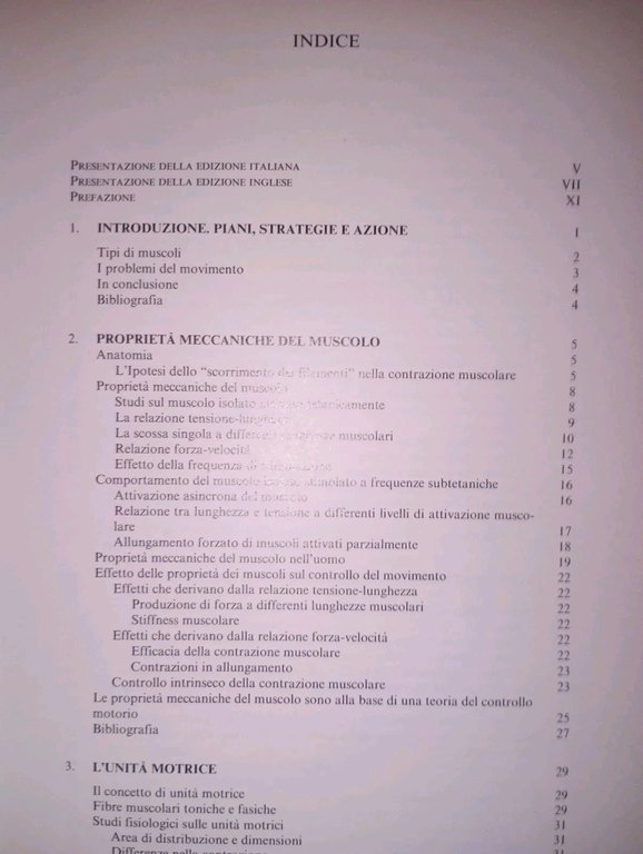 Il controllo del movimento volontario dell'uomo