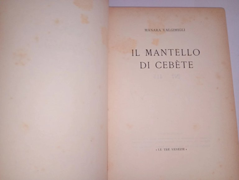 il mantello di Cebète