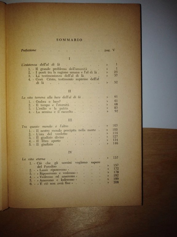 il mistero dell'aldilà