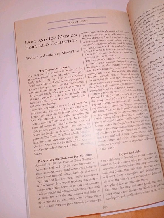 il museo della bambola e del giocattolo. collezione Borromeo - …