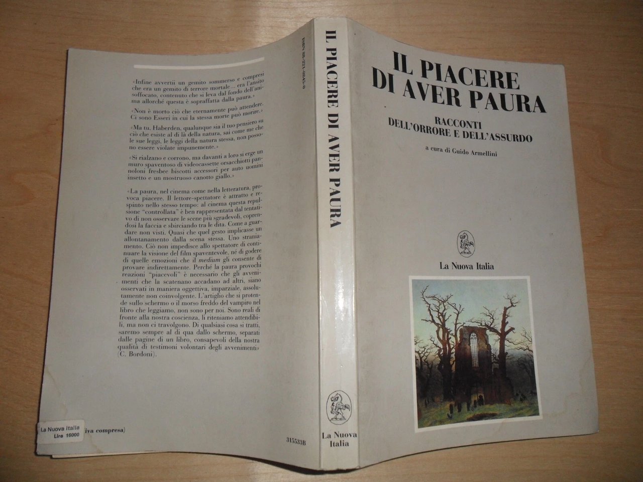 Il piacere di aver paura. racconti dell'orrore e dell'assurdo