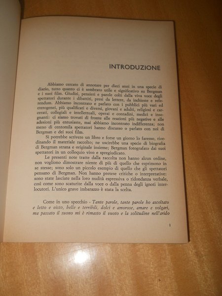 il volto del diavolo. Ingmar Bergman