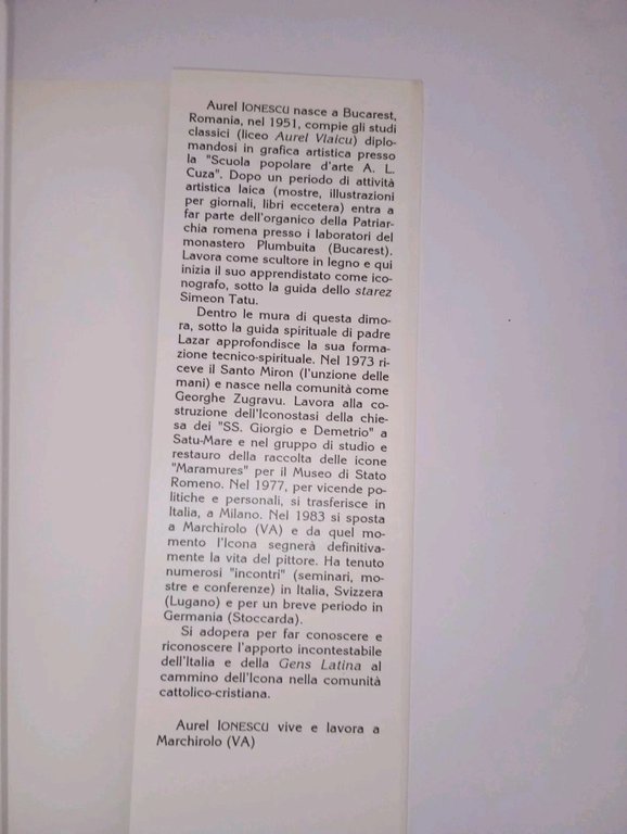 incontrare un'icona. quaderno di un isografo